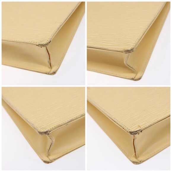 LOUIS VUITTON Epi Ramatuelle Shoulder Bag Cream Vanilla M5247A LV Auth ep9427 - Picture 14 of 16